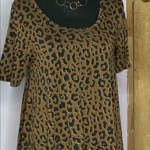 Lularoe perfect T leopard print